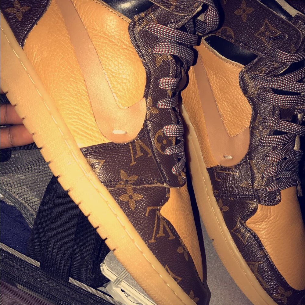 Jordan 1 custom made Louis Vuitton